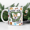 You Left Paw Prints On My Heart Custom Dog Photo 3D Inflated Effect Mug CH07 896676