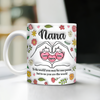 Custom Name Mom's Heart Hand 3D Effect Mug Gift For Mother's Day CH07 910682