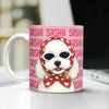Custom Dog Photo Watercolor Print Full Mug - Personalized Pet Mug, Custom Dog Lover Gift for Family & Friends CH07 180094