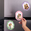 Custom Photo Besties Forever, Friendship Gift Personalized Acrylic Fridge Magnet HA75 921932
