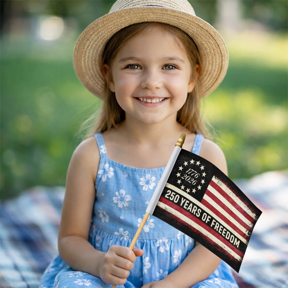Small Parades 250 Years American Betsy Ross Handheld Flag HO82 900956