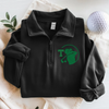 Custom Initial Name Embroidered Quarter Zip Sweater Gift For Golf Lovers CH07 910020
