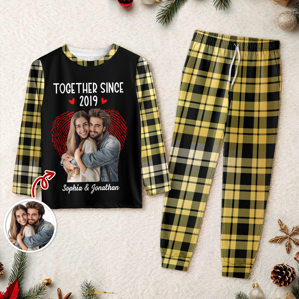 Together Since – Personalized Sleepwear Gift For Couple HO82 900780