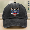 USA 250 Years Anniversary, Freedom Eagle 1776–2026 Washed Denim Baseball Cap HO82 902854