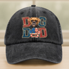 Custom Photo Best Dog Dad, Best Scooper Washed Denim Baseball Cap Gift For Father's Day, Dog Lovers HO82 894034