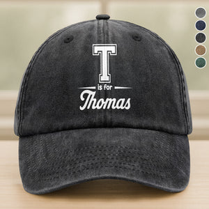 Personalized Custom Name On Washed Denim Baseball Cap TH10 896169