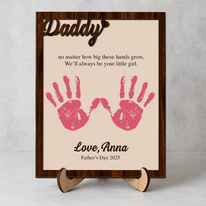 I'll Always Be Your Little Girl Gift For For Dad 2-Layered Wooden Plaque With Stand TH10 892981