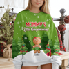 Grandma's Little Gingerbread Personalized Christmas AOP Sweatshirt For Grandma, Mom CH07 896328
