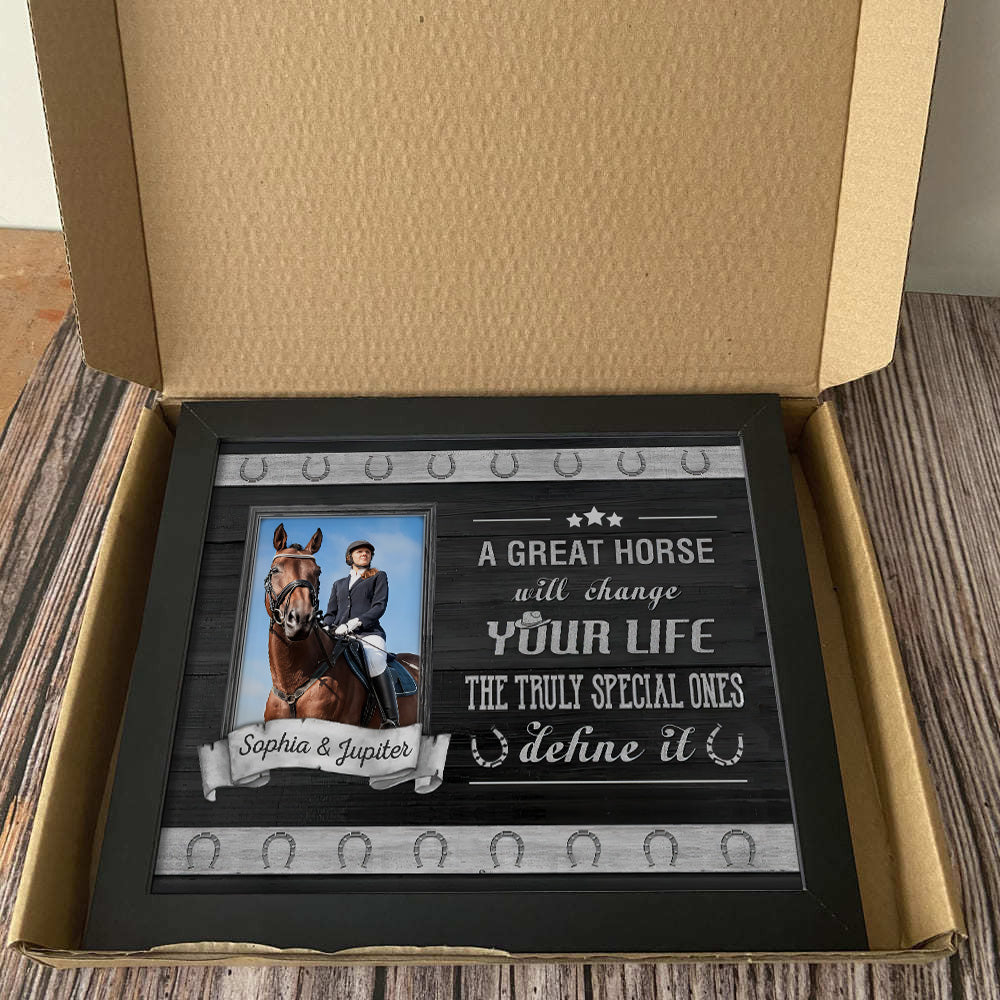 Custom Horse Photo Picture Frame Gift For Horse Lovers LM32 895885