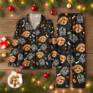 Custom Best Dog Mom Dog Dad Photo Personalized Pajamas Gift For Dog Lovers CH07 896498