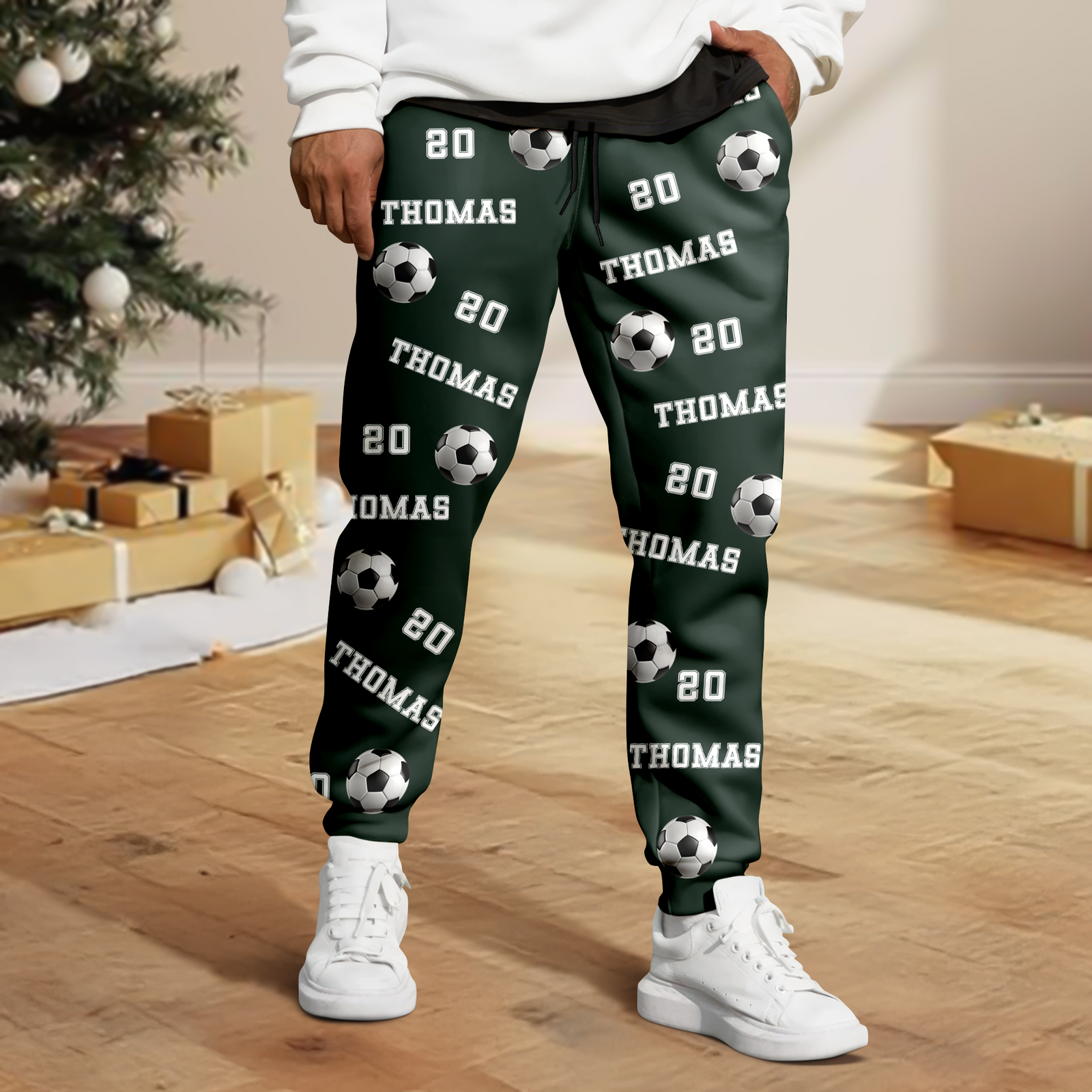 Custom Name, Number Soccer - Personalized Sweatpants HA75 897670