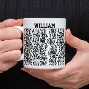 Custom Name Hidden Swear Message Funny Mug Gift For BFF, Coworkers CH07 895944