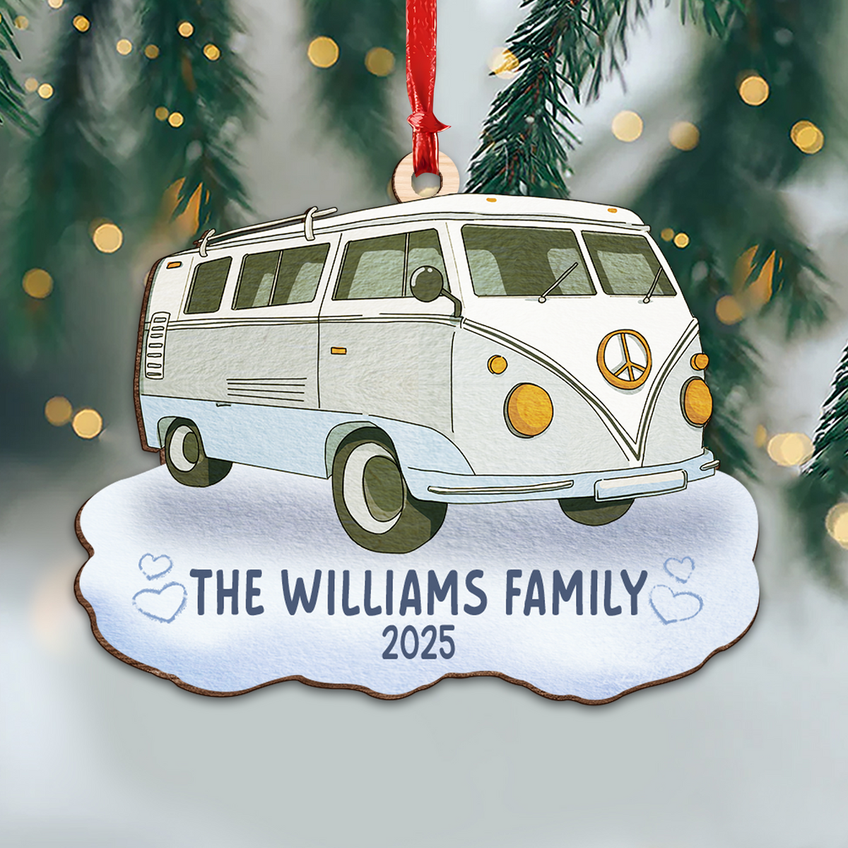Personalized Camping Car Wooden Ornament For Camping Lover TH10 894935