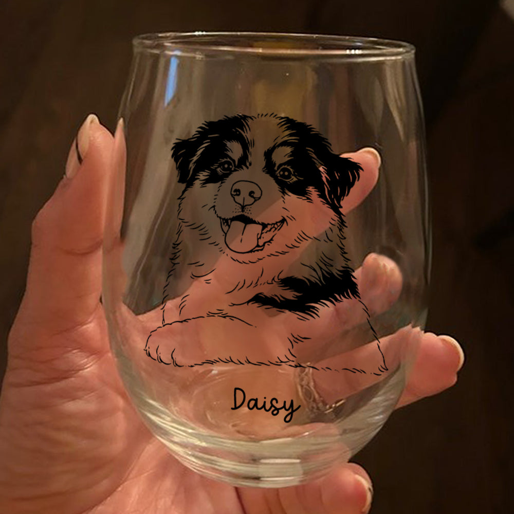 Custom Dog Line Photo Gift for Pet Lovers CH07 910174