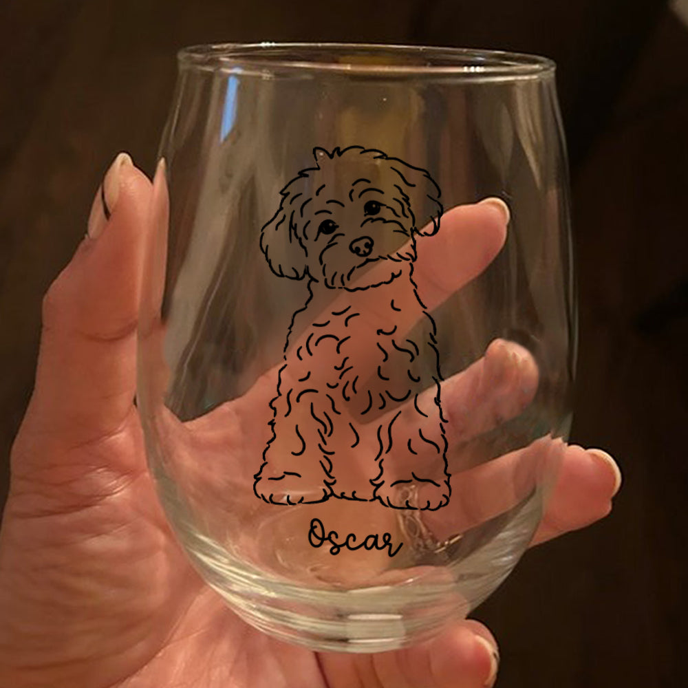 Custom Dog Line Photo Gift for Pet Lovers CH07 910174