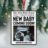 Custom Photo New Baby Coming Soon Acrylic Ornament Christmas Gift For Family HO82 894752