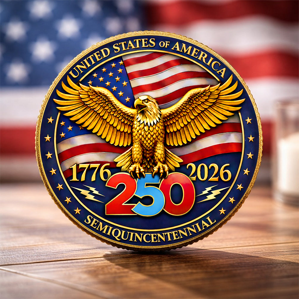 United States Of America 1776-2026 Semiquincentennial Commemorative Challenge Coin HA75 920780