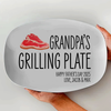 Daddy's Grilling Plate Platter Personalized Gift For Father's Day, BBQ Lovers HO82 894004