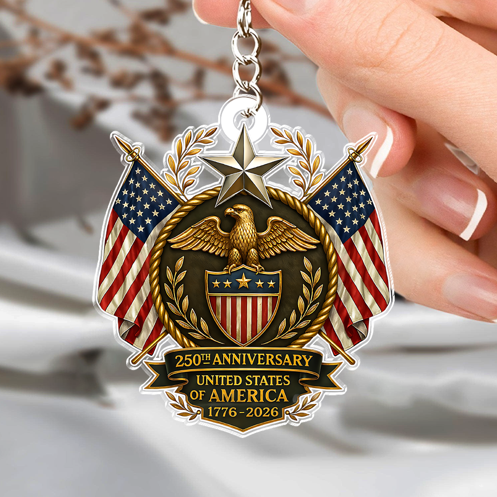 250th Anniversary United States Of America Acrylic Keychain TH10 898941