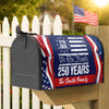 Custom 250 Years USA 250th Birthday 1776-2026 Eagle Mailbox Cover Gift for Family HA75 898946