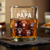 Custom Kid Names This Papa Belongs To Whiskey Glass - Personalized Father’s Day Gift CH07 911388