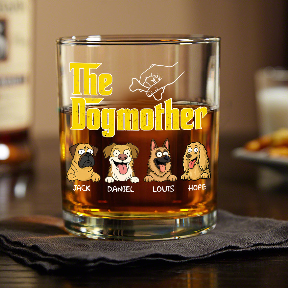 The DogFather Personalized Rock Glass Gift For Dog Lovers CH07 895648