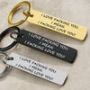Personalized I F*cking Love You Metal Keychain For Couple TH10 170777