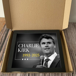 Charlie Kirk Memorial Pictrure Frame TH10 64413