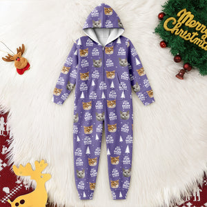 Custom Cat Face Photo Personalized Best Cat Dad Mom Onesie Pajamas CH07 896608