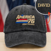 Custom Name America 250 Years Anniversary Embroidered Baseball Cap TH10 169499