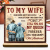 To My Queen 2-Layer Standing Wooden Plaque Personalized Gift For Couple, Wife HO82 894498