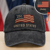 Custom Name USA Flag Hat 250th Anniversary 1776–2026 Patriotic Embroidered Baseball Cap HA75 898808