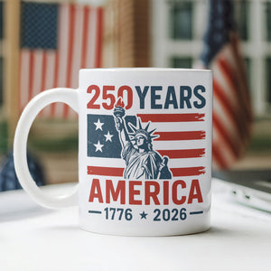 250 Years America 1776 - 2026 White Mug HO82 894544