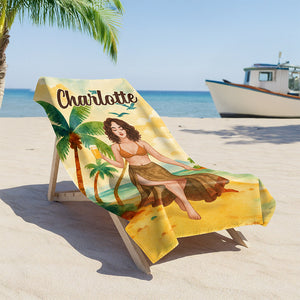 Custom Name Beach Towel For Beach Lover Summer Gift TH10 894043