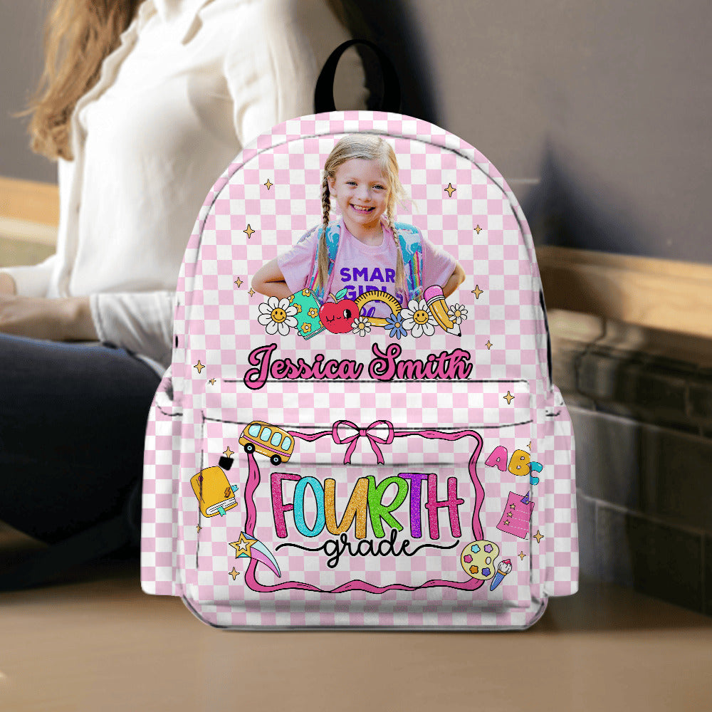Custom Photo Cute Backpack Personalized Back To School Gift For Kids, Daughter Or Son CH07 896202