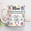 Custom Name Kids Holding Mom‘s Hand Mug 3D Inflated Effect Mug CH07 895588