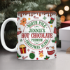 Custom Name North Pole Hot Cocoa - Personalized Ceramic Coffee 3D Inflated Effect Mug CH07 899768