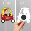 Custom Photo Funny Kid Car Acrylic Fridge Magnet LM32 899183