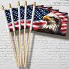 Patriotic American Eagle Independence American Handheld Flag HO82 900946