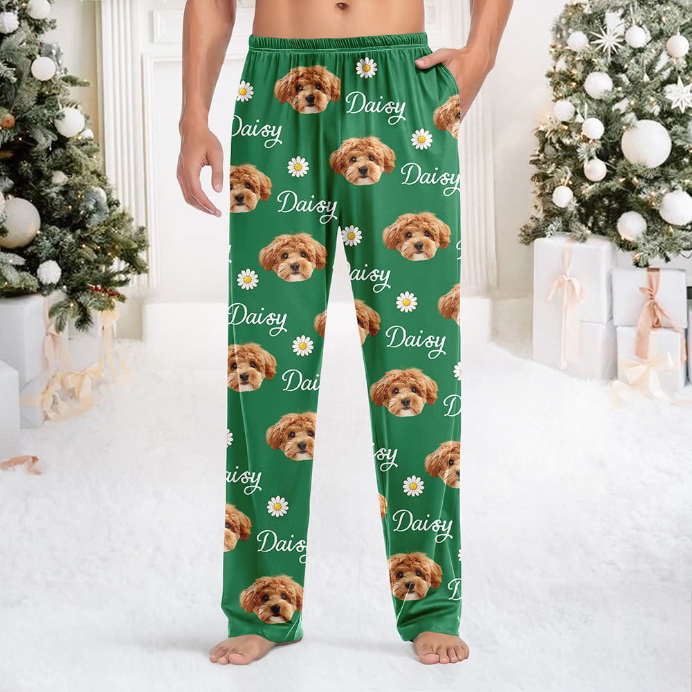 Personalized Dog Face & Name Sweatpants Gift For Dog Mom Dog Dad CH07 180782