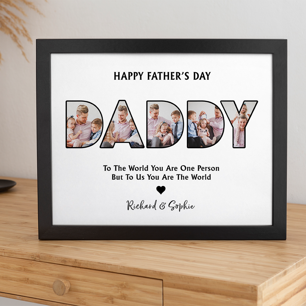 Custom Photo Dad, Thank For Making My Childhood Unforgettable Picture Frame Father's Day Gift CH07 895388