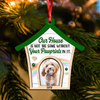 Custom Photo Dog Loss Memorial Wood Ornament CH07 896906