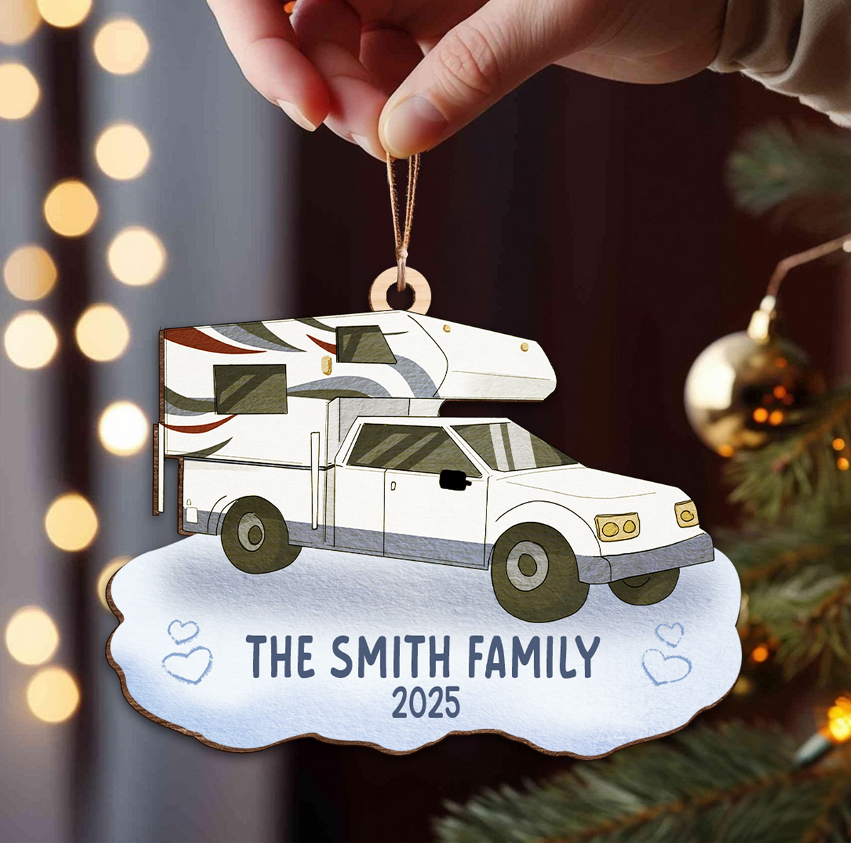 Personalized Camping Car Wooden Ornament For Camping Lover TH10 894935