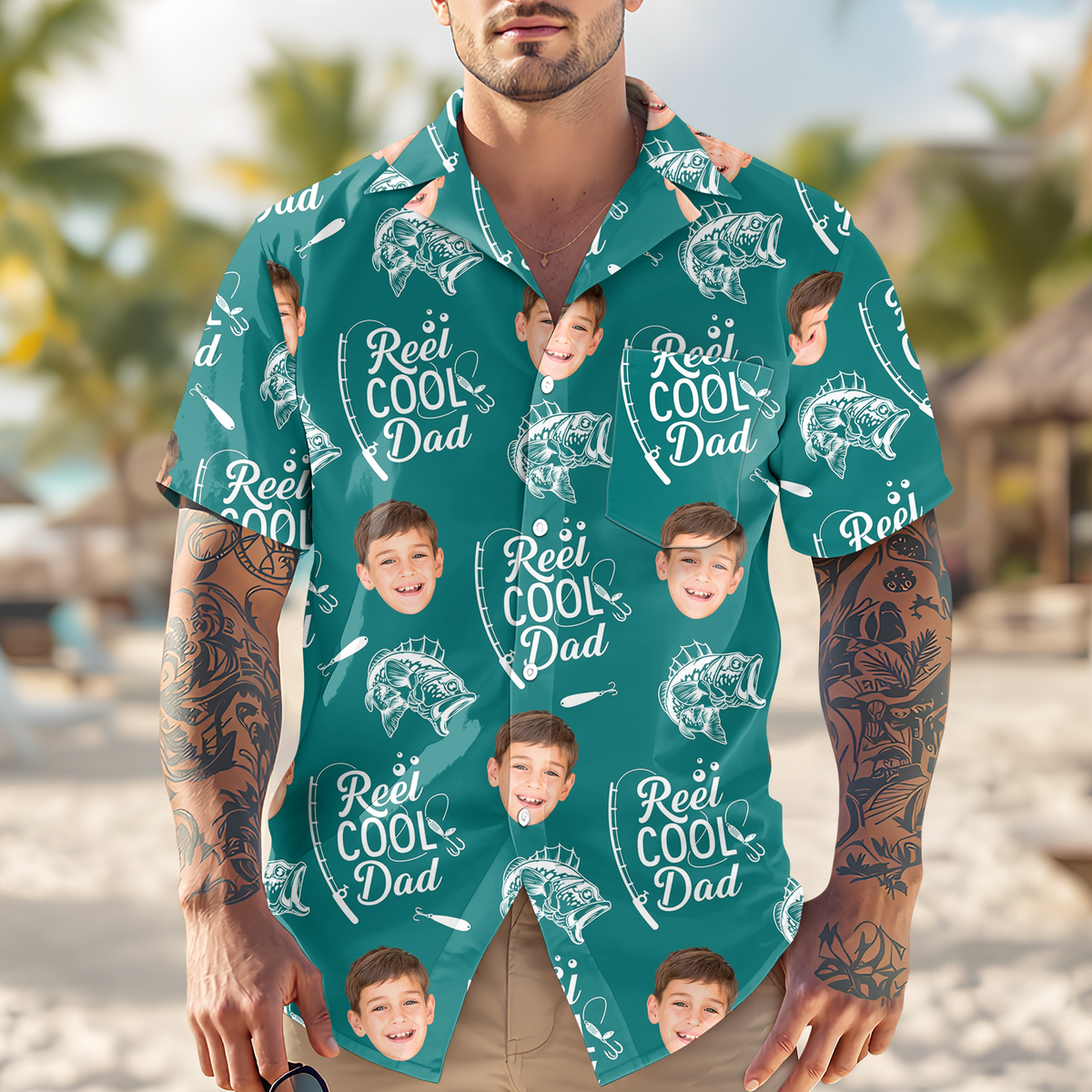 Custom Photo Reel Cool Dad Hawaii Shirt TH10 892767