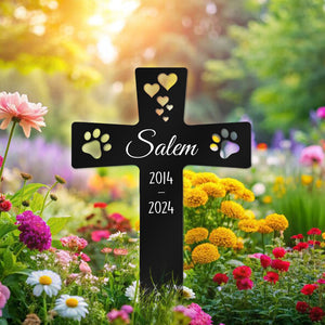 Custom Name And Year For Dog Cat Memorial Garden Stake TH10 891623