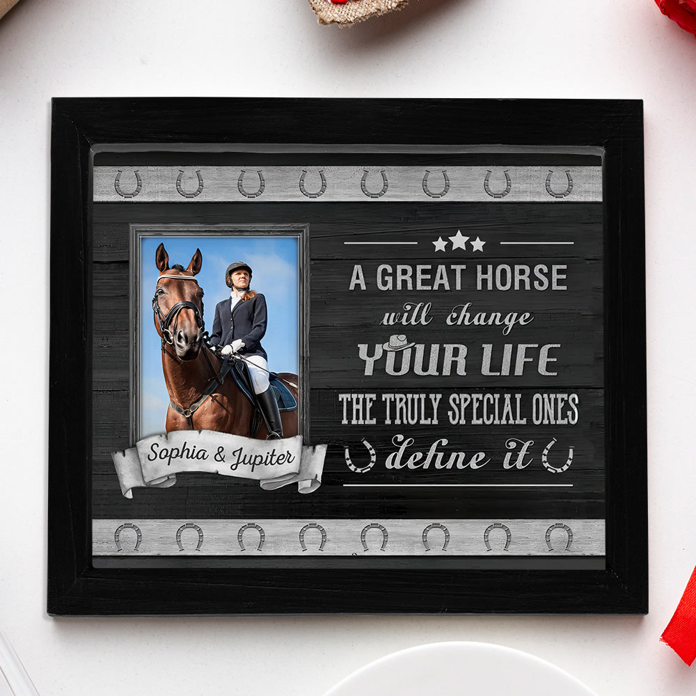 Custom Horse Photo Picture Frame Gift For Horse Lovers LM32 895885