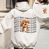 Custom Dog Photo Best Dog Mom Ever Back Front Shirt Gift For Dog Owner TH10 898787