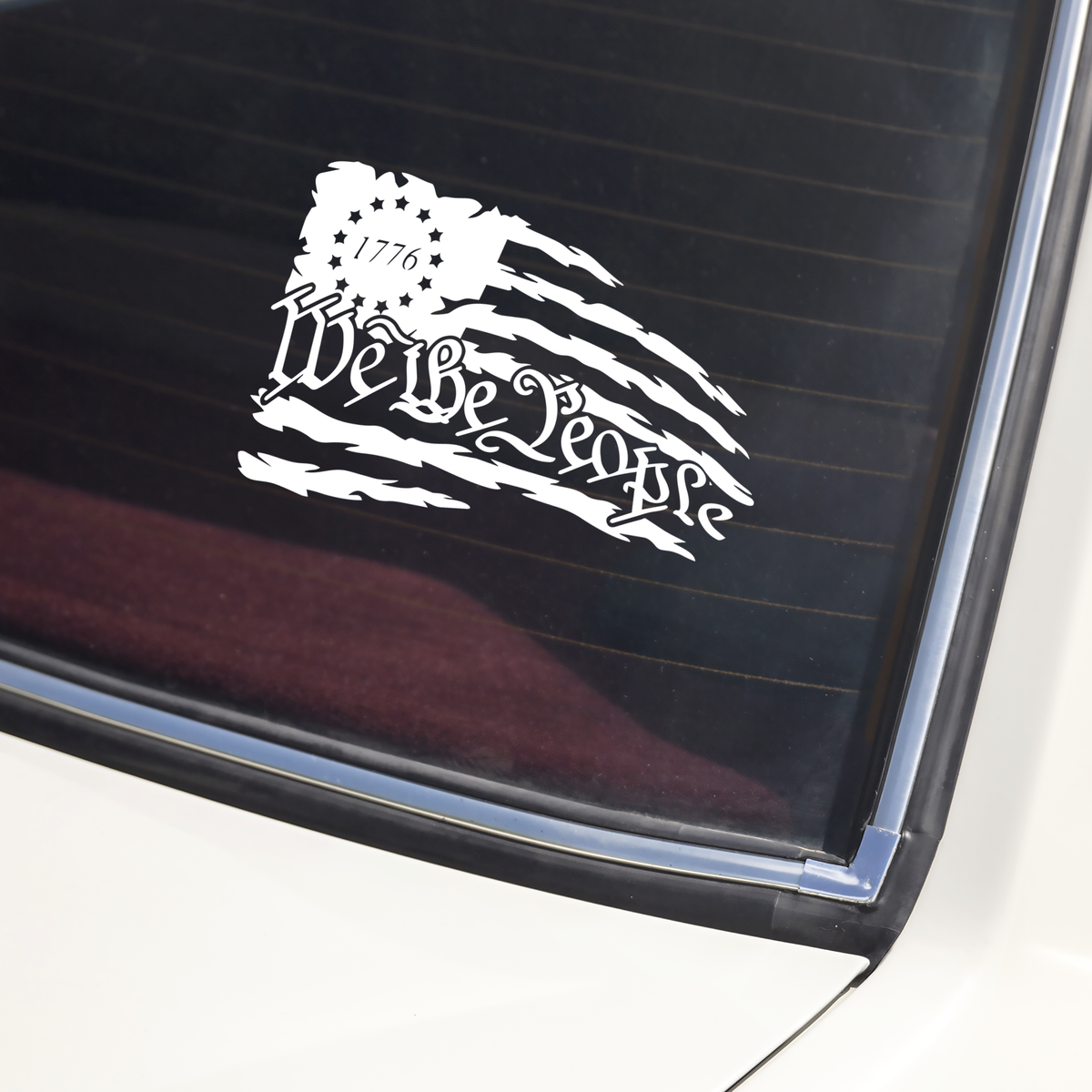 We The People American Flag Car Window Decal Sticker HA75 898986