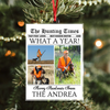 Custom Photo What A Year Acrylic Ornament Christmas Gift For Hunting Lovers HO82 894686