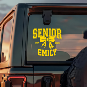Custom Name Senior 2026 Graduation Car Window Decal Sticker TH10 898489